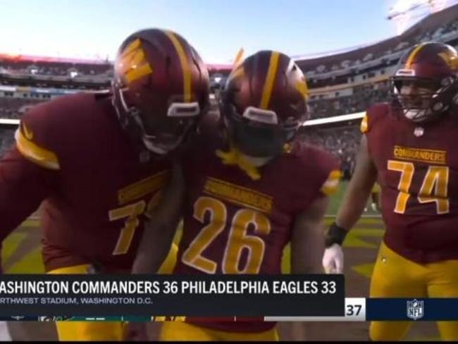 Last gasp touchdown saves Commanders