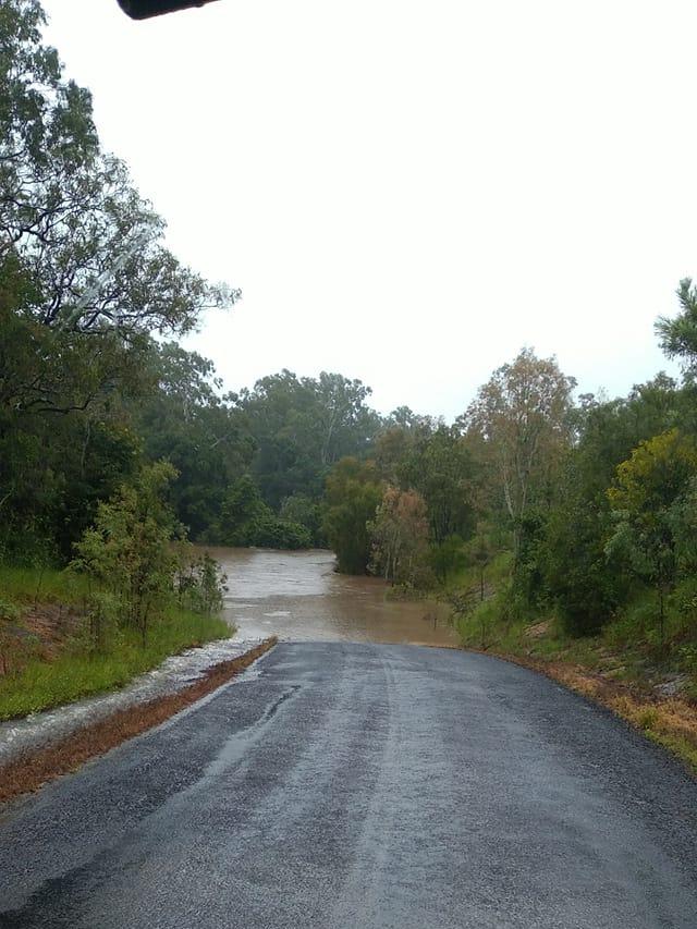 The Clohesy River at Bolton Road near Koah. Picture: Facebook Matthew Cole