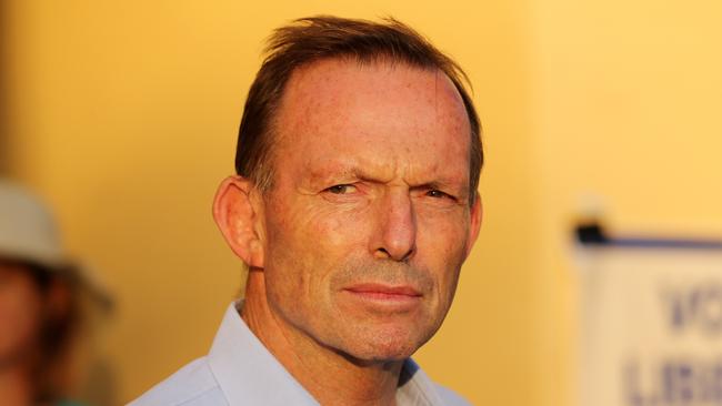 Tony Abbott visited Queenscliff Surf Club on Saturday in an attempt to sway voters. However he still suffered a huge fall in votes at the centre. Picture: Tim Hunter