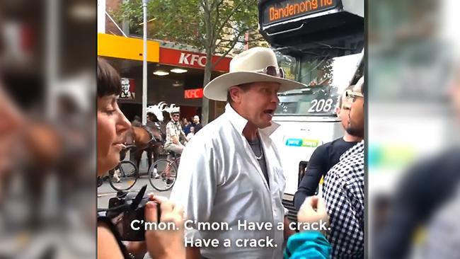 Melbourne Horse & Carriage driver unleashes violent and racist rant