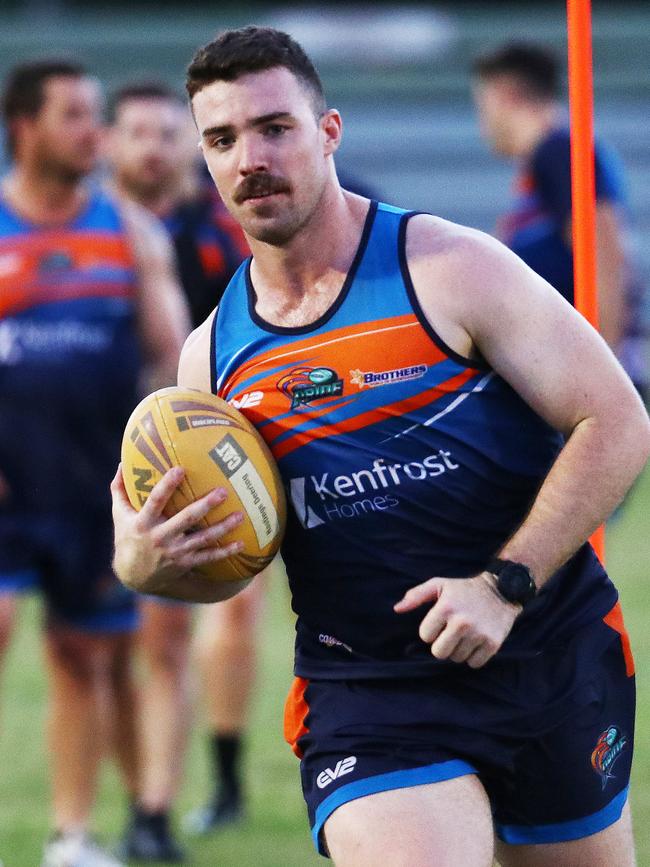 Ewan Moore at Northern Pride pre-season training. Picture: Brendan Radke