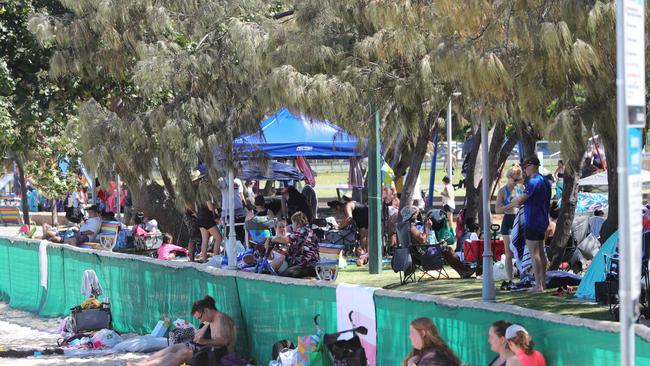 Gold Coast celebrates Australia Day at Broadwater parklands at Southport. Crowds enjoy the weather. . Picture Glenn Hampson