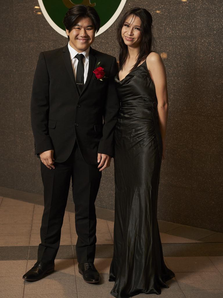 Students at the Blackfriars Priory School formal on June 24 at the Donato Reception Centre. Picture: Matt Loxton