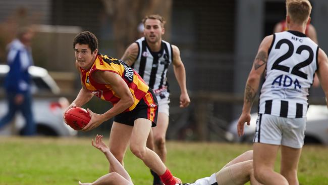 Former Morphettville Park star Aaron Rainey has been at his best with Lockleys. Picture: Matt Loxton