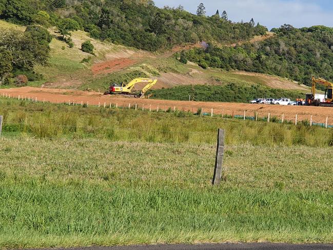 Activity at North Lismore Plateau site.