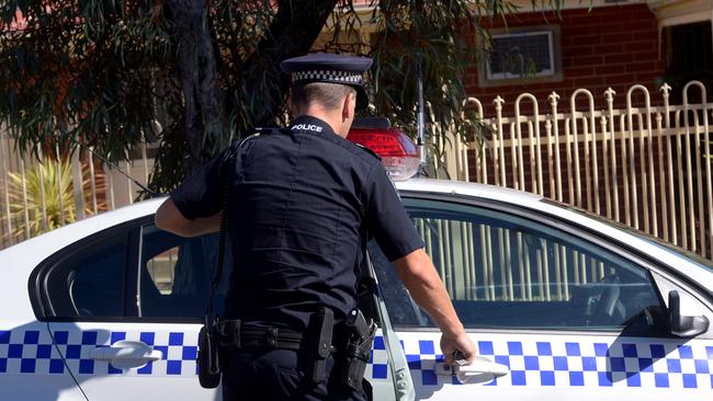 Two police officers have been assaulted during the arrest of a man at Findon. Picture: Keryn Stevens