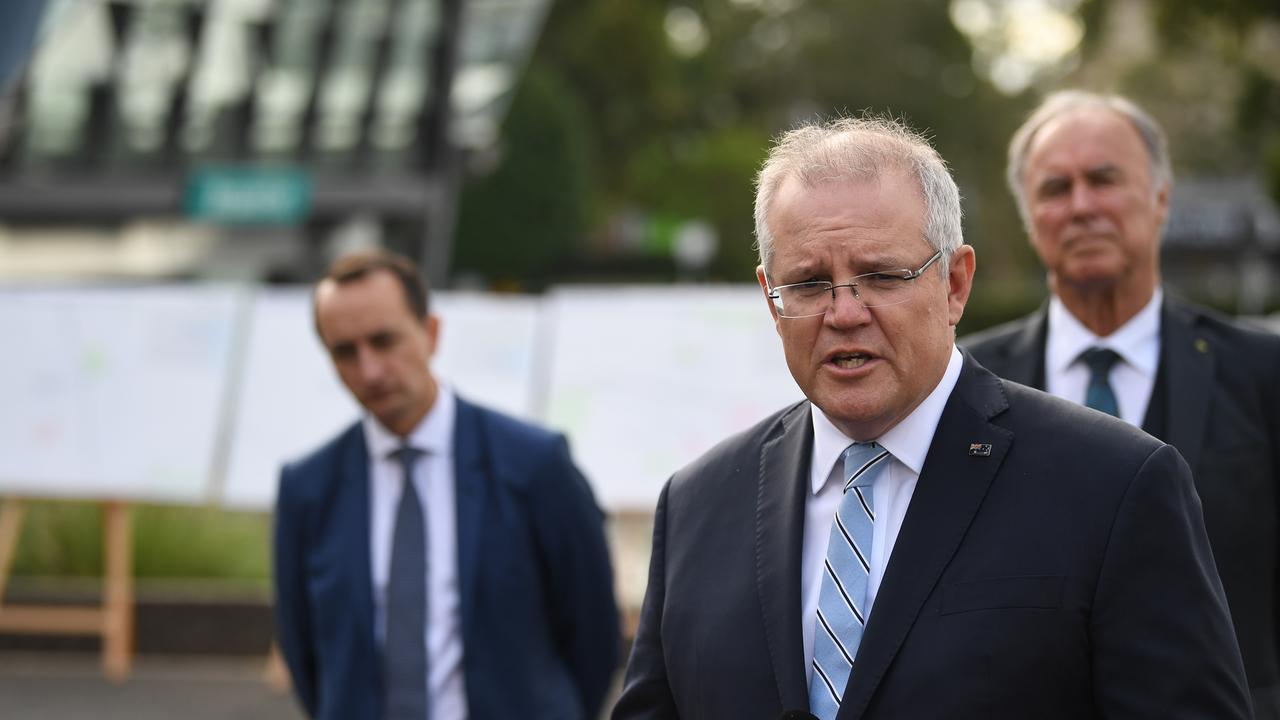 Prime Minister Scott Morrison wants to see the Queensland state borders opening. Picture: AAP Image/Joel Carrett