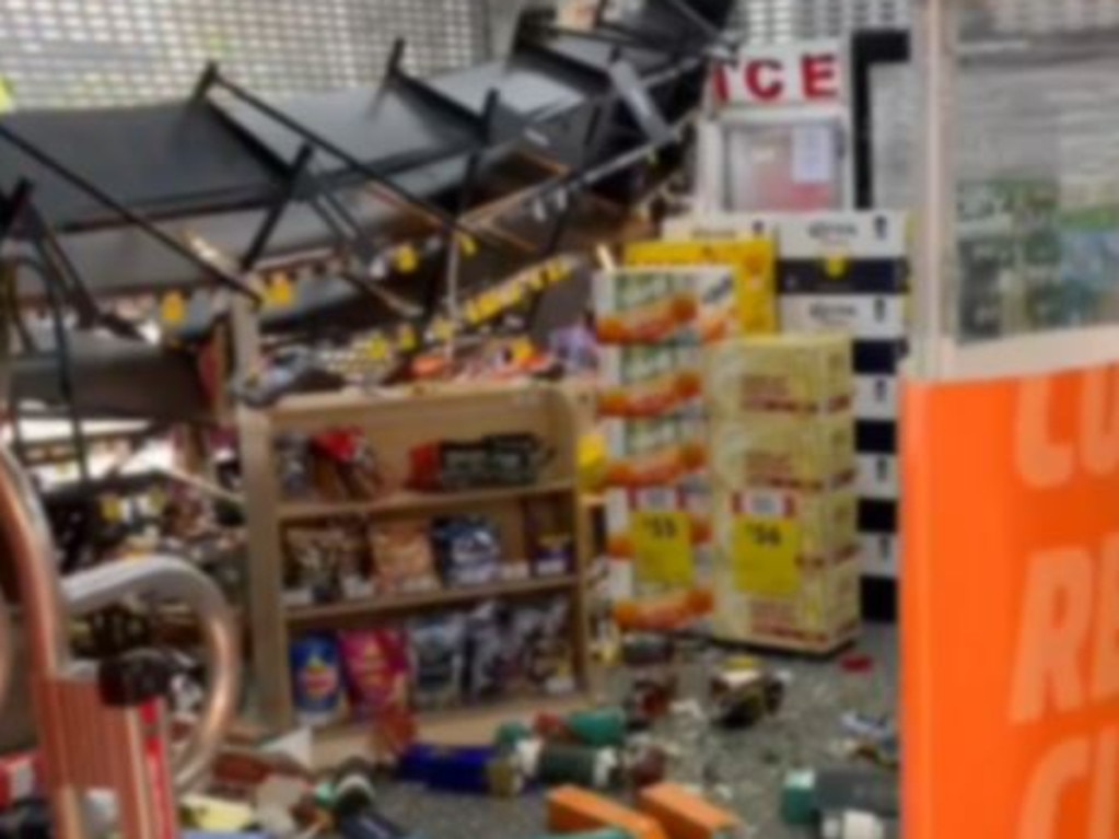 The Gracemere Shopping World BWS was allegedly targeted in a ram raid attack on February 12.