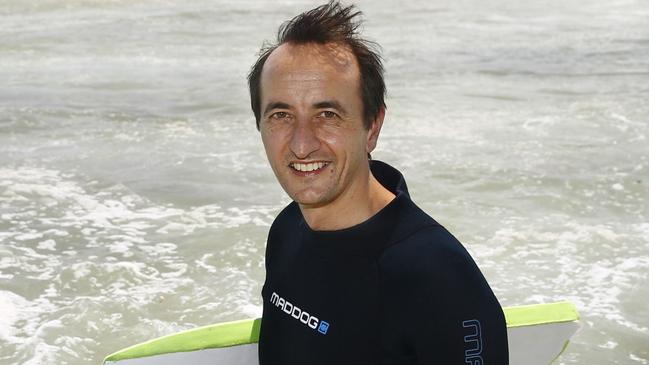 Liberal MP Dave Sharma at Bondi Beach. Picture: John Appleyard