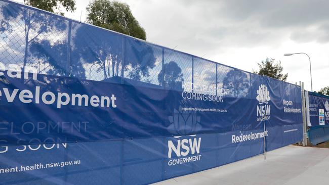 The NSW Government has committed $550 million to deliver Stage 1 of the Nepean Hospital redevelopment and $450m to deliver Stage 2. Picture: Angelo Velardo