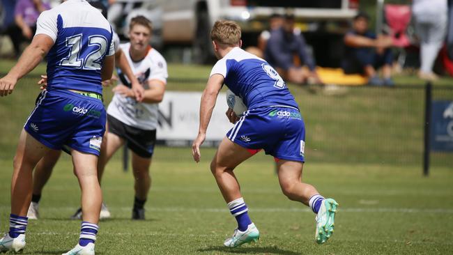 Zeb Hogan in action for the North Coast Bulldogs against the Macarthur Wests Tigers during round two of the Laurie Daley Cup at Kirkham Oval, Camden, 10 February 2024. Picture: Warren Gannon Photography