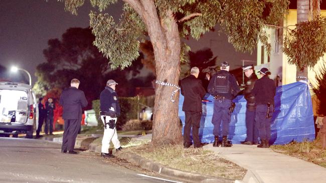 Police rushed to the St Clair home after being called and found a gruesome scene. Picture: Steve Tyson/TNV