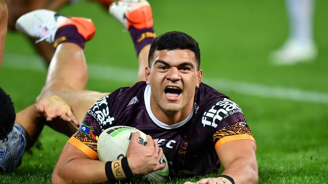 Unstoppable: David Fifita is an athletic freak - and the priority signing for Brisbane. Picture: AAP