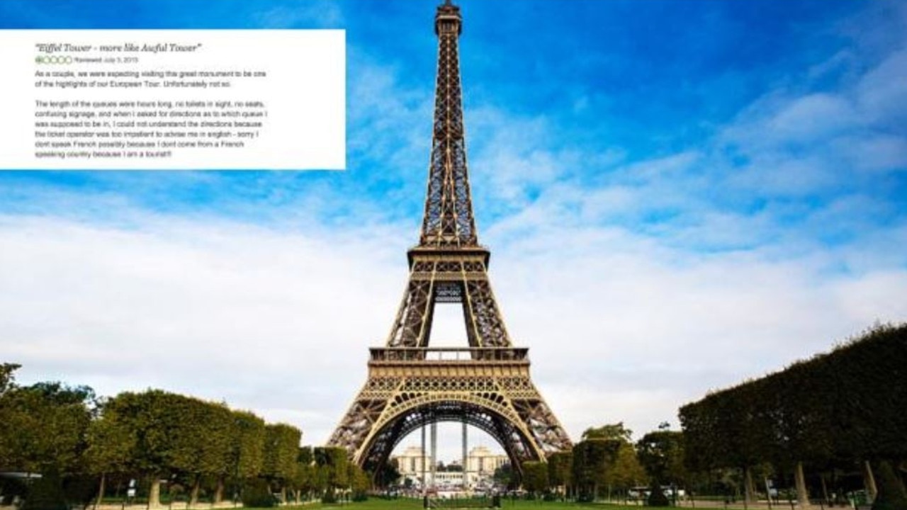 Eiffel Tower, Paris. Picture: TripAdvisor