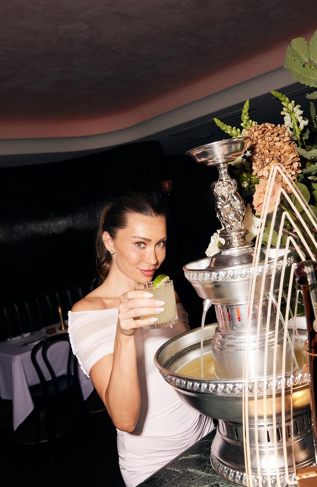 Guests sipped on a Tommy’s margarita fountain. Picture: Supplied