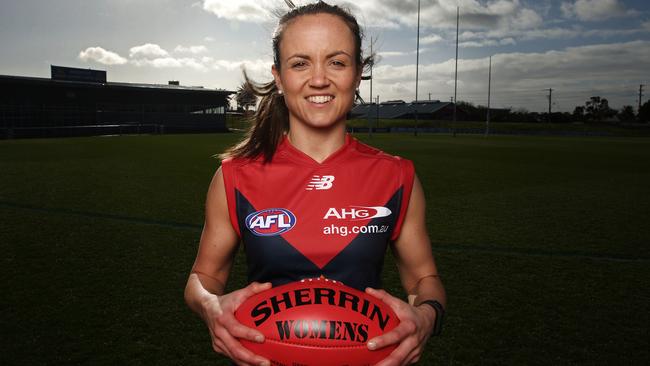 Daisy Pearce will captain Melbourne in the Women’s AFL exhibition match.