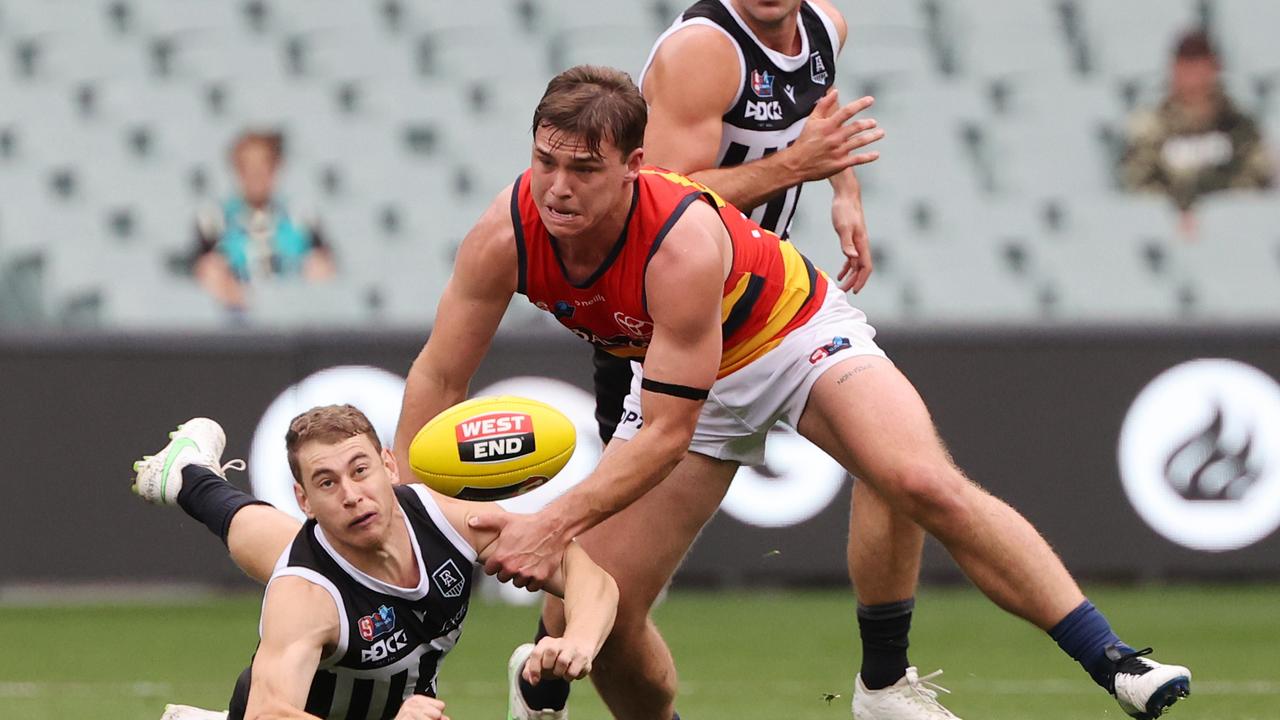 Adelaide and Port Adelaide have weaker state league teams due to equalisation measures. Picture: SANFL Image/David Mariuz