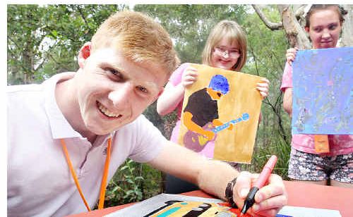 Levi Mannix, Sara Milne, 19, (left) and Sophia Summers.