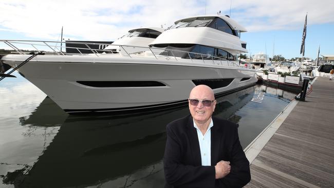 Bill Barry-Cotter at the launch of Maritimo M75.