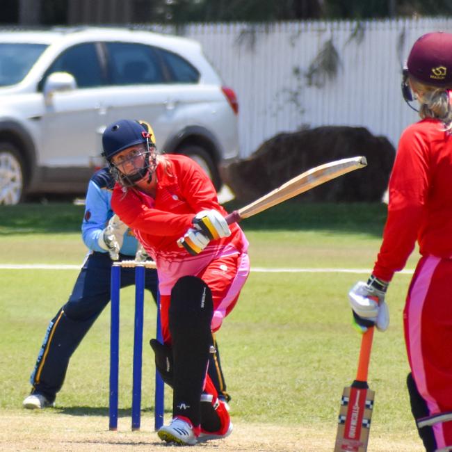 North Queensland's Laura Bates batting against Far North Queensland in the 2023 Zone Championships. Picture: Antony Stewart / Queensland Cricket