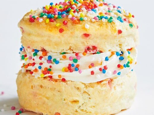 Fairy bread scones are the perfect dessert.