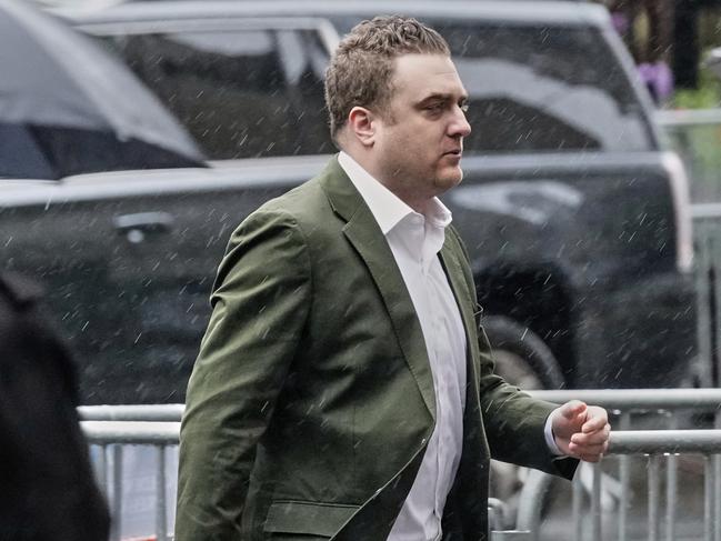 George Kaplan arrives at Federal Court for the trial of Sean 