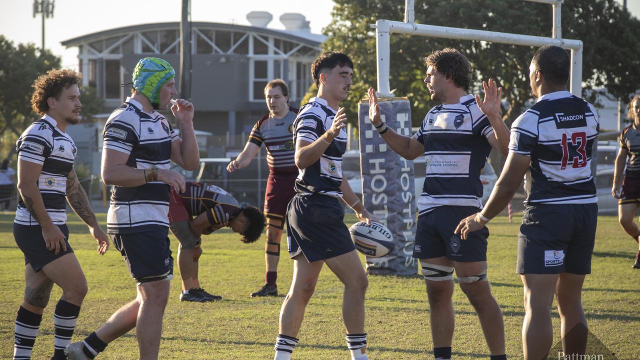 Brothers flyhalf Billy Koina celebrates a try. Picture: Patrick Gillett.