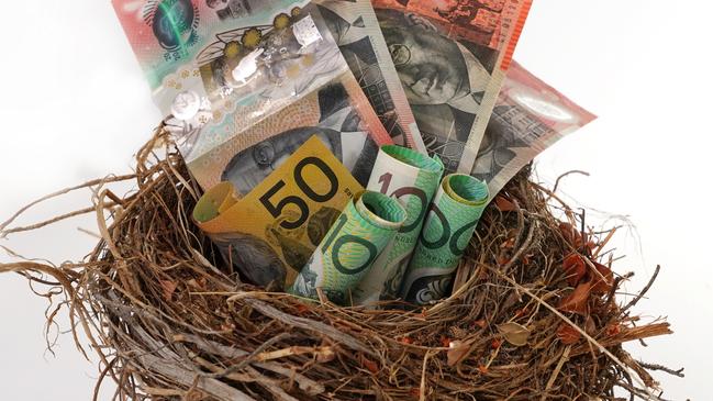 Australians’ super nest eggs are turbocharged by rising contributions. Picture: iStock