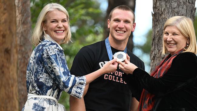 AIS director Matti Clements (left) says the unprecedented search has the aim to ‘significantly boost’ Australia’s talent pool ahead of the 2032 Brisbane Games. Picture: Lyndon Mechielsen