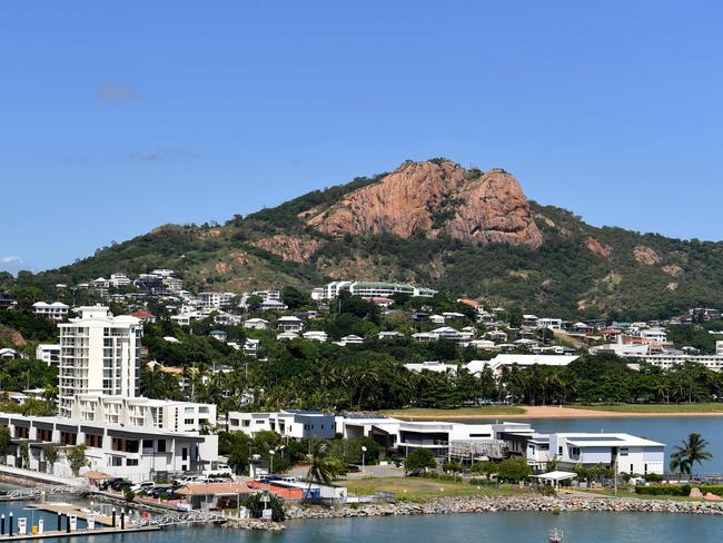 View of Townsville and Castle Hill from the roof of Ardo. Picture: Evan Morgan