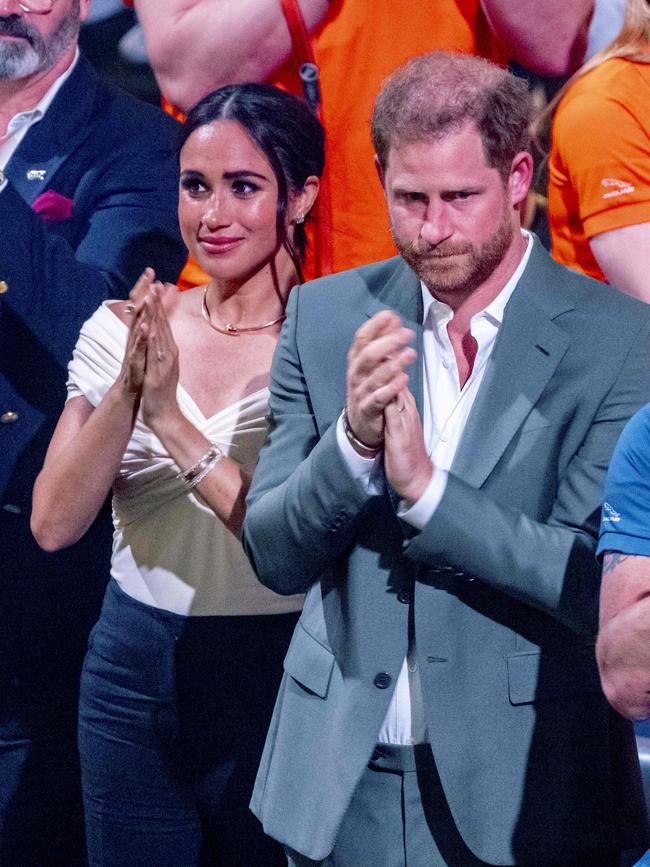 Prince Harry and Meghan Markle are odd-on favourites to attend the King’s coronation, but they’re less likely to receive a warm welcome home. Picture: AFP