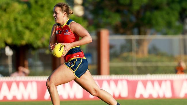 Danielle Ponter enjoyed a massive year for the Adelaide Crows in 2022. Picture: James Elsby / AFL Photos