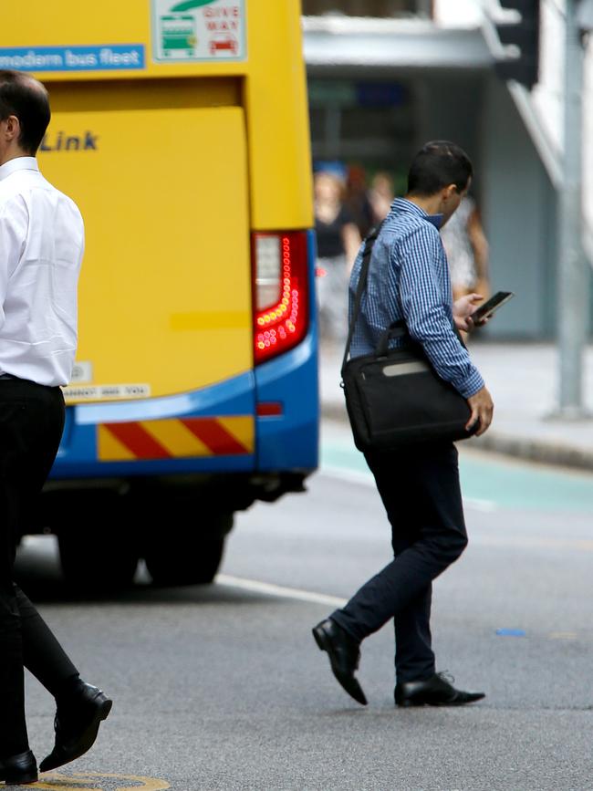 Latest official figures reveal the pedestrian death toll is 16.7 per cent higher than the average at the same time over the previous five years. Picture: AAP/David Clark