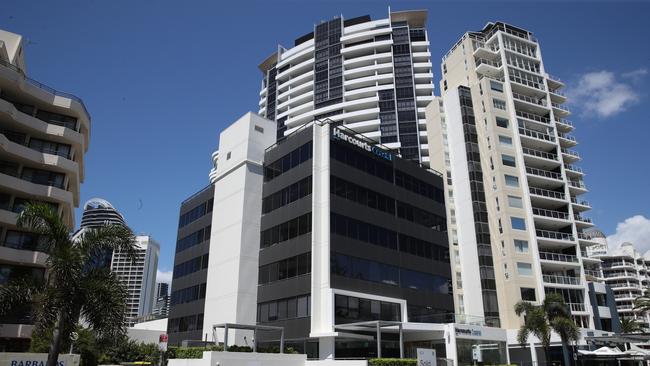 Office building at 16 Queensland Ave, Broadbeach. Picture Glenn Hampson