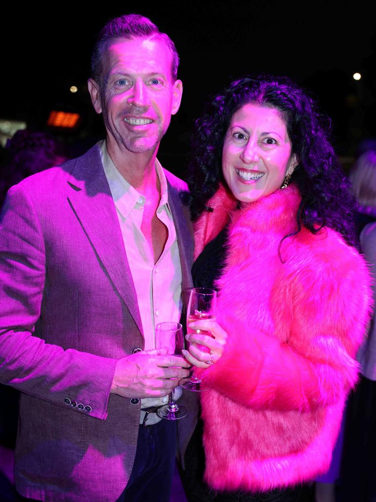 Patric Nott and Deanna Nott at the Pacific Airshow Gold Coast welcome party 2024 at HOTA for Gold Coast at Large. Picture, Portia Large.