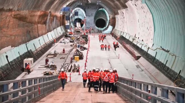 Natasha Galvin worked on Sydney Metro (Victoria Cross Station).