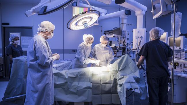 Operating theatres have been closed to all but the most urgent surgery cases since July. Picture: Stock image