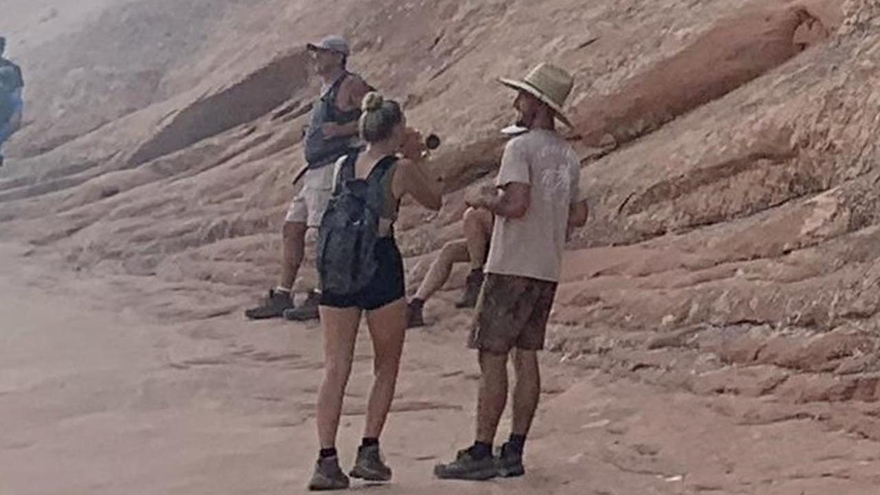 A photographer has released new photos of Gabby Petito with Brian Laundrie in Utah, taken just days before the couple had a roadside fight in Moab, Utah. Picture: Backgrid
