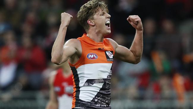 Lachie Whitfield has been a standout for the Giants. Picture: Phil Hillyard