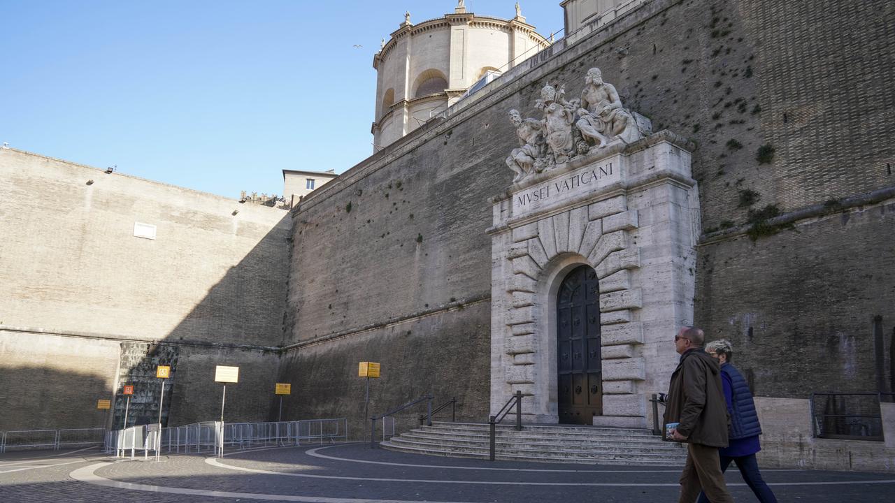 The Vatican Museums has closed in co-ordination with Italy’s drastic shutdown. Picture: AP/Andrew Medichini