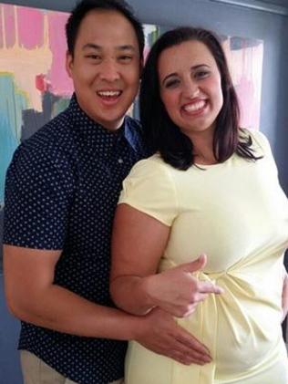 The Block's Chris and Jenna before the arrival of their baby boy.