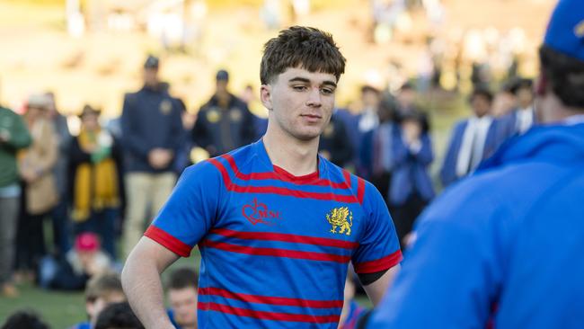 Downlands MVP Jake Stephens after the O'Callaghan Cup. Picture: Kevin Farmer