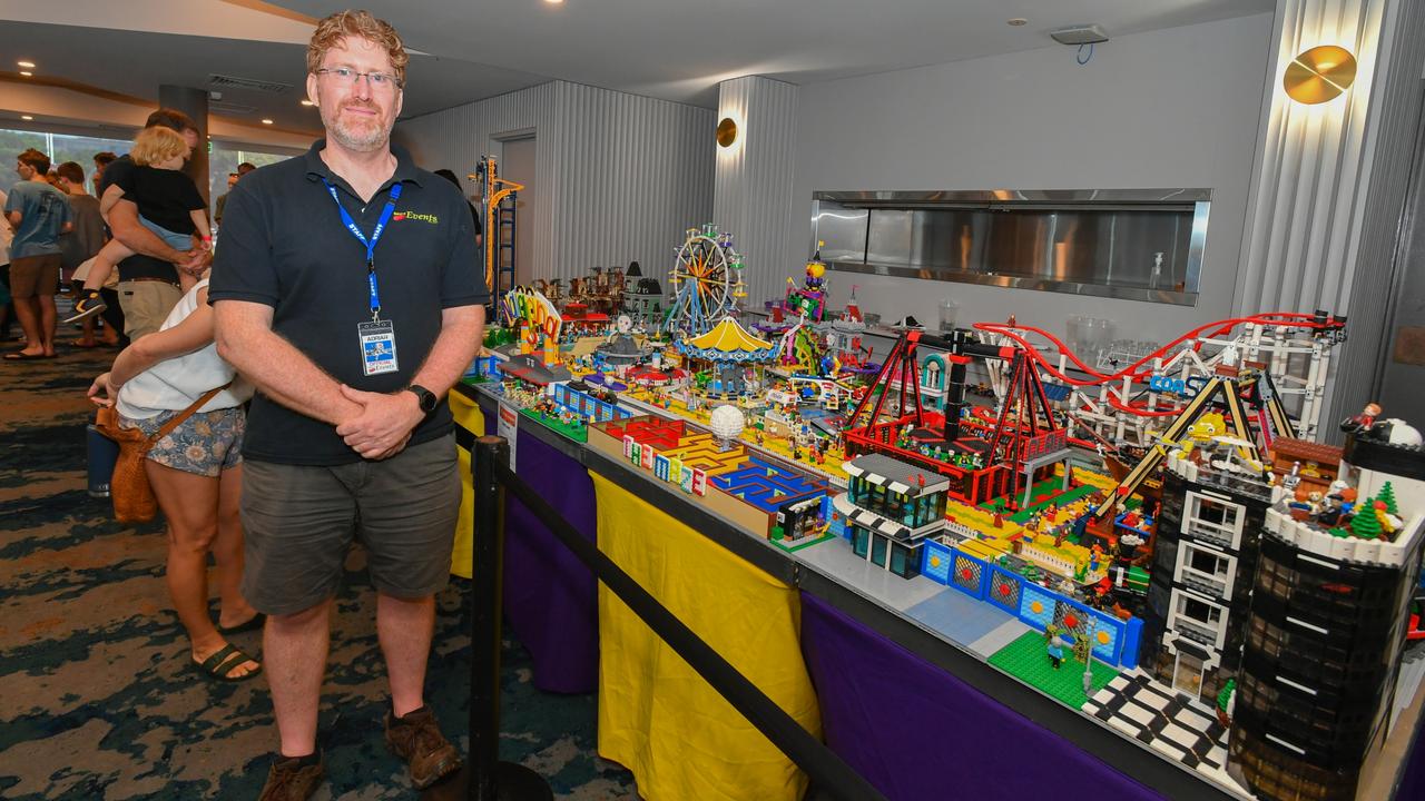 Adrian Murphy, Brick Events organiser with his fantasy showpiece at Ballina RSL club on Sunday, April 16.