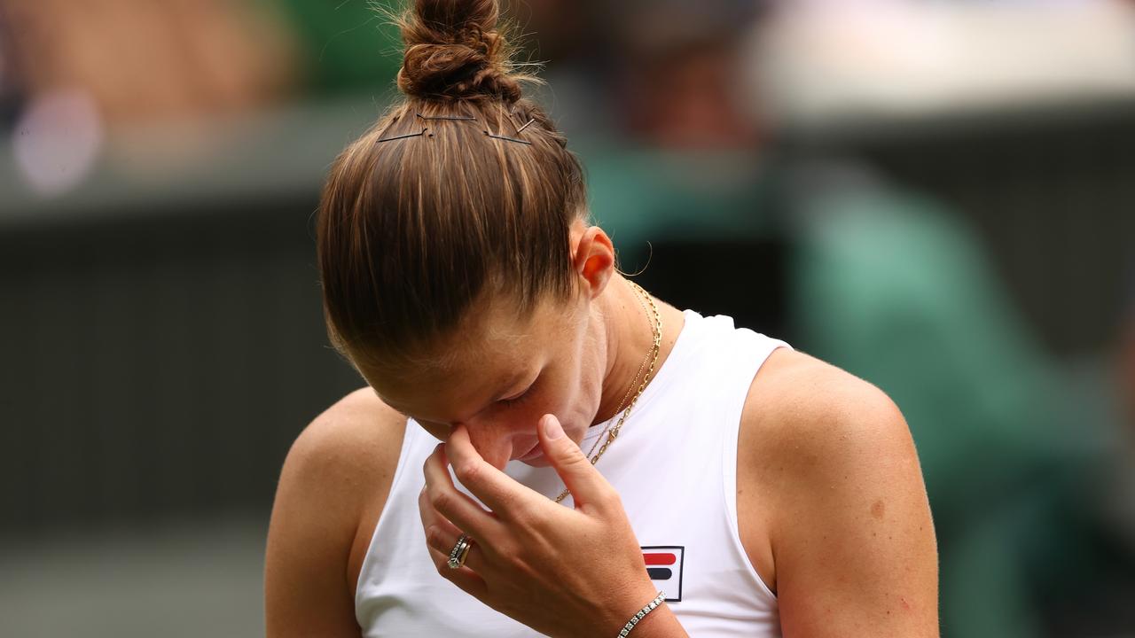 Karolina Pliskova fought hard. Picture: Julian Finney/Getty