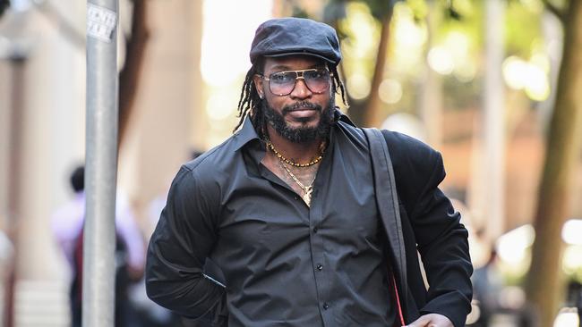 Gayle alleges Fairfax Media wrongly suggested he had exposed himself to a woman. (AAP Image/Brendan Esposito.