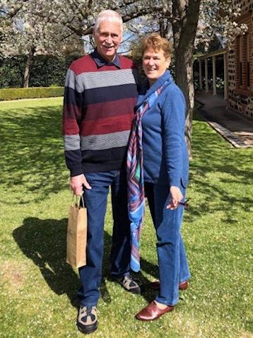 Roger Leaney, South Australia's fourth coronavirus victim, died after contracting COVID-19 on the Ruby Princess cruise ship. He is pictured with his wife Veronica. Picture: Supplied by family