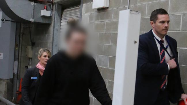 She was taken into custody at Bankstown police station and now remains behind bars on remand.