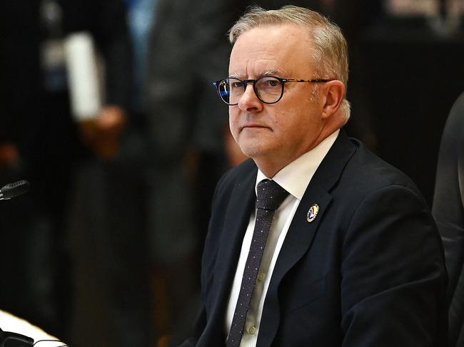 Prime Minister Anthony Albanese at the ASEAN-Australia Summit. Picture: AFP