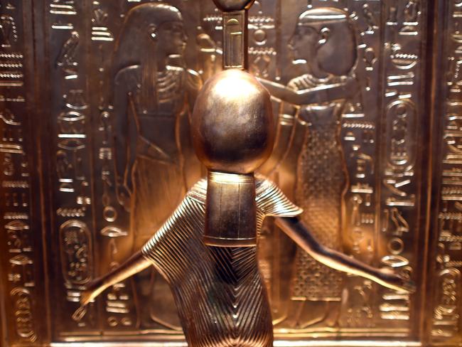Feminine touch ... Much of Tutankhamun’s rich and elaborate grave goods contain feminine figurines and features. Is there a sinister reason behind this? Source: AFP