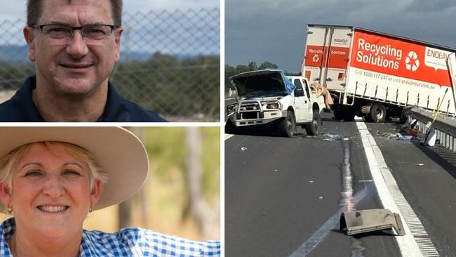 Wide Bay Federal MP Llew OâBrien and Capricornia MP Michelle Landra have issued scathing statements on the Bruce Highway overnight following another death on the deadly stretch between Gympie and Maryborough.